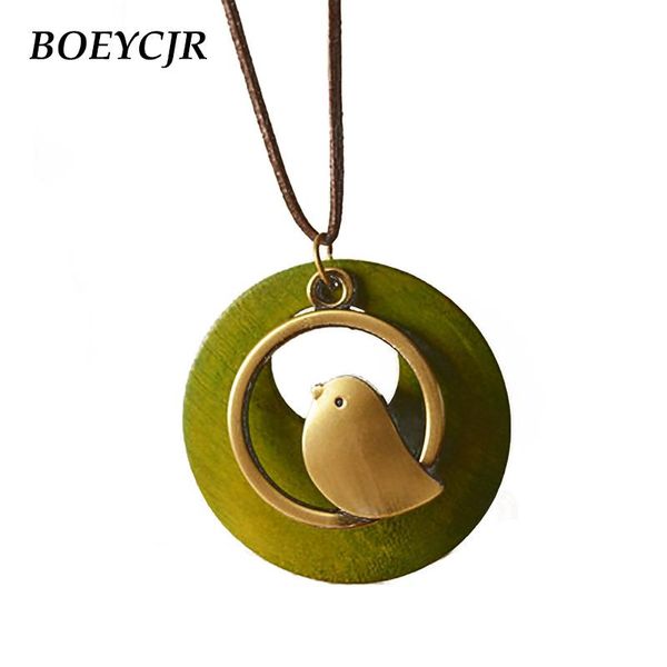 pendant necklaces boeycjr lovely alloy bird necklace chain handmade jewelry ethnic hollow wood long for women gift colar, Silver
pendant necklaces boeycjr lovely alloy bird necklace chain handmade jewelry ethnic hollow wood long for women gift colar, Silver