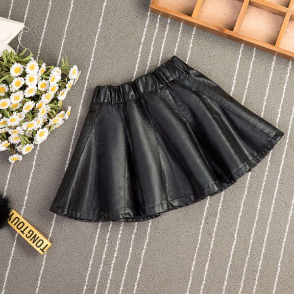 2020 leather autumn winter girls' small new foreign sle children's baby short skirt little girl middle big child, Blue
2020 leather autumn winter girls' small new foreign sle children's baby short skirt little girl middle big child, Blue
