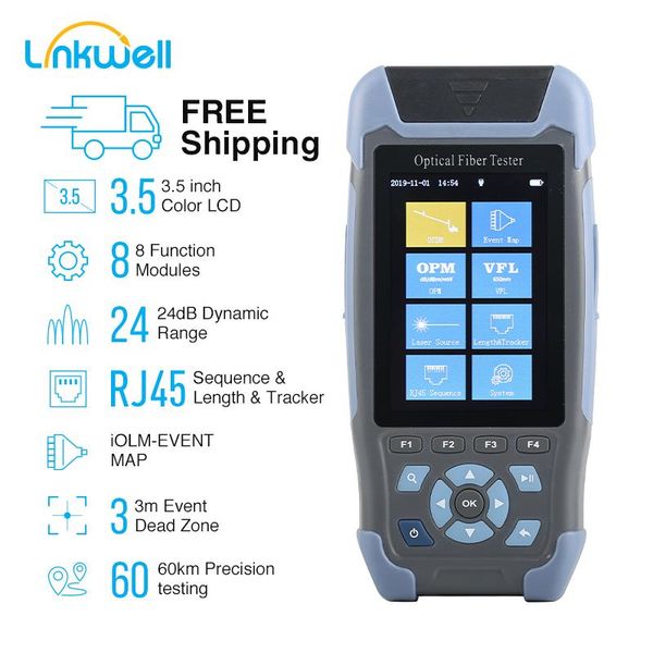 mini otdr fiber optic reflectometer with 9 functions vfl ols opm event map 24db for 64km cable ethernet fiber cable tester otdr
mini otdr fiber optic reflectometer with 9 functions vfl ols opm event map 24db for 64km cable ethernet fiber cable tester otdr