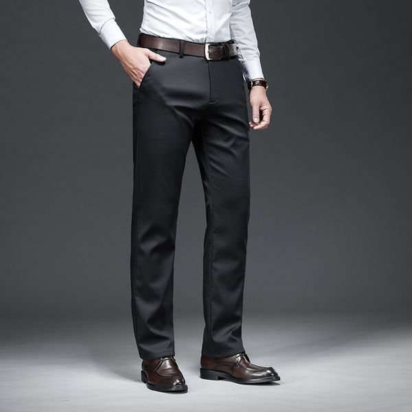 autumn and winter 2020 tencel thick casual middle age business straight tube loose plush long pants dad men's wear, Black
autumn and winter 2020 tencel thick casual middle age business straight tube loose plush long pants dad men's wear, Black