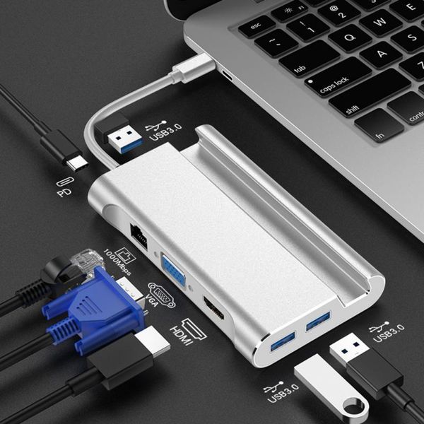 7 in 1 docking station usb type-c converter hub hdmi vga rj45 multiport usb-c phone bracket adapter for notebook huawei mate 10
7 in 1 docking station usb type-c converter hub hdmi vga rj45 multiport usb-c phone bracket adapter for notebook huawei mate 10