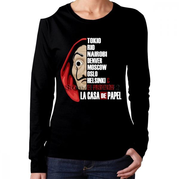 money heist la casa de papel women t-shirt long sleeve autumn cotton drop shipping undershirt sport hooded sweatshirt hoodie
money heist la casa de papel women t-shirt long sleeve autumn cotton drop shipping undershirt sport hooded sweatshirt hoodie