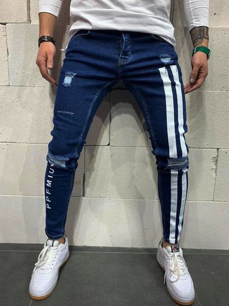 2021 new skinny tear print head stretch denim pants waist size s-4xl european hip hop men's jeans informal 5fde, Blue
2021 new skinny tear print head stretch denim pants waist size s-4xl european hip hop men's jeans informal 5fde, Blue