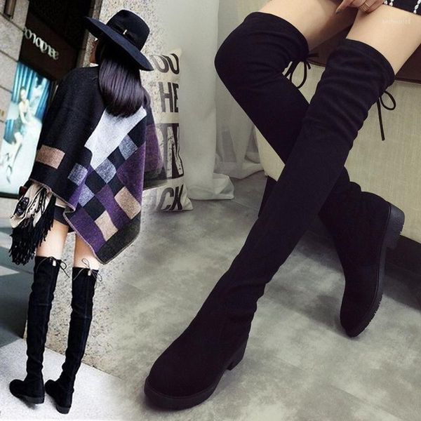 boots show thin over knee stretch women's autumn and winter non-slip thick heel star european american high-end qualit1, Black
boots show thin over knee stretch women's autumn and winter non-slip thick heel star european american high-end qualit1, Black