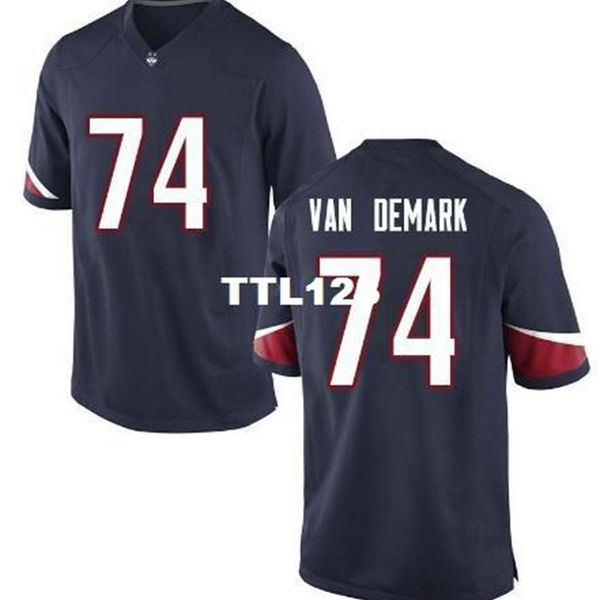 121 uconn huskies ryan van demark #74 real full embroidery college jersey size s-4xl or custom any name or number jersey, Black
121 uconn huskies ryan van demark #74 real full embroidery college jersey size s-4xl or custom any name or number jersey, Black