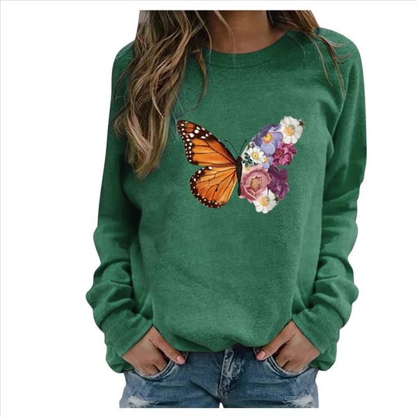 autumn butterfly print o neck sweatshirt 2021 elegant long sleeve women pullover casual loose hoodies tracksuit streetwear, Black
autumn butterfly print o neck sweatshirt 2021 elegant long sleeve women pullover casual loose hoodies tracksuit streetwear, Black