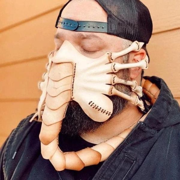 halloween scary scorpion mask alien claws insect xenomorph hugger face leather masks terminator cosplay party costume prop, Black
halloween scary scorpion mask alien claws insect xenomorph hugger face leather masks terminator cosplay party costume prop, Black