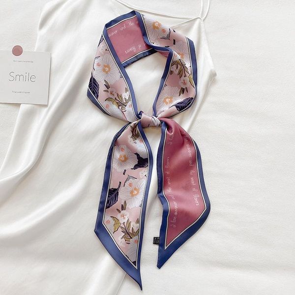 2020 new silk scarf for women print neck brand fashion long hijab stole foulard female scarves bandana, Blue;gray
2020 new silk scarf for women print neck brand fashion long hijab stole foulard female scarves bandana, Blue;gray