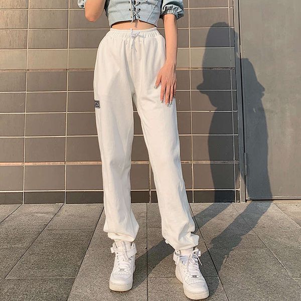 women's autumn 2020 pure color casual high waisted slim legged sports pants women, Black;gray
women's autumn 2020 pure color casual high waisted slim legged sports pants women, Black;gray