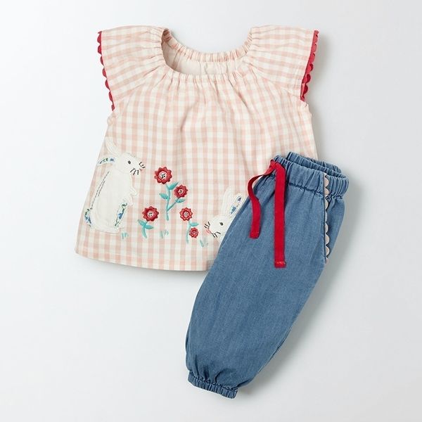 little maven 1-6years rabbit embroidery toddler summer baby girls clothing set children's suit boutique outfits kits for kids y200325, White
little maven 1-6years rabbit embroidery toddler summer baby girls clothing set children's suit boutique outfits kits for kids y200325, White
