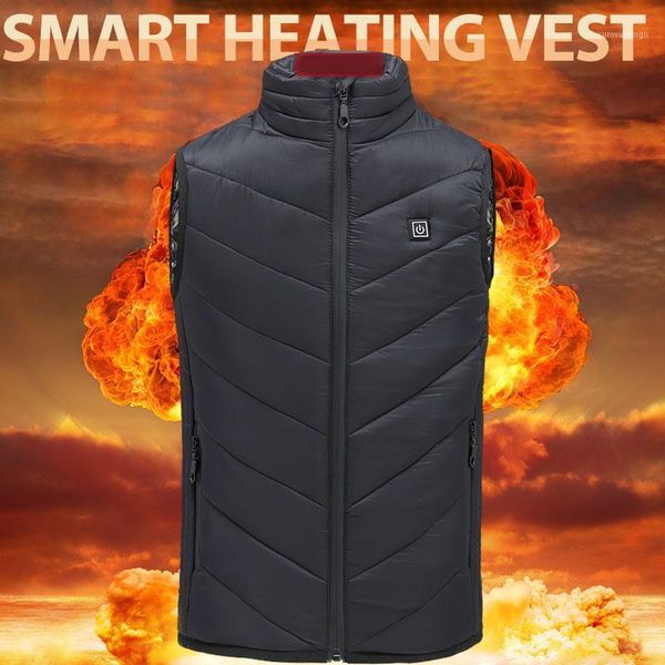 outdoor t-shirts usb infrared heating vest jacket men waistcoat electric heated winter warm cotton down coat outwear1, Gray;blue 
outdoor t-shirts usb infrared heating vest jacket men waistcoat electric heated winter warm cotton down coat outwear1, Gray;blue