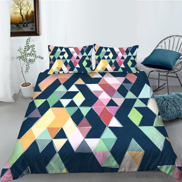 blue lattice pattern printing comforter bedding sets bed set full king size duvet cover with pillowcases
blue lattice pattern printing comforter bedding sets bed set full king size duvet cover with pillowcases