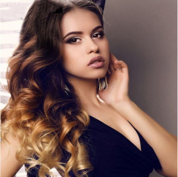 super wavy transparent full lace human hair wigs for black women brazilian hair three tone #1b/4/27 ombre color lace front wig, Black;brown
super wavy transparent full lace human hair wigs for black women brazilian hair three tone #1b/4/27 ombre color lace front wig, Black;brown