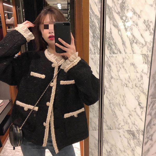 women's wool & blends fashion blend coat women long sleeve collar outwear jacket casual autumn winter elegant overcoat warm yu8767, Black
women's wool & blends fashion blend coat women long sleeve collar outwear jacket casual autumn winter elegant overcoat warm yu8767, Black
