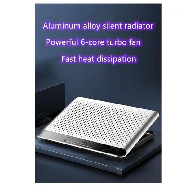 the new dual-usb ultra-thin aluminum alloy notebook cooler, six fans silent and strong heat dissipation, six-speed adjustable1
the new dual-usb ultra-thin aluminum alloy notebook cooler, six fans silent and strong heat dissipation, six-speed adjustable1