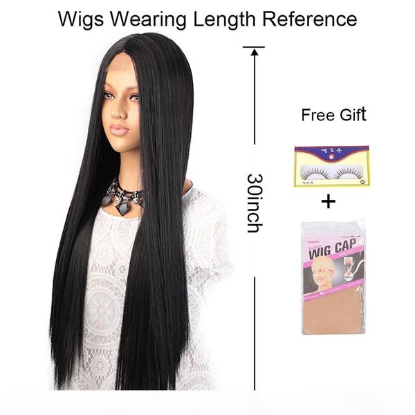quality long straight black wig synthetic long black wigs for women natural middle part wig heat resistant fiber
quality long straight black wig synthetic long black wigs for women natural middle part wig heat resistant fiber