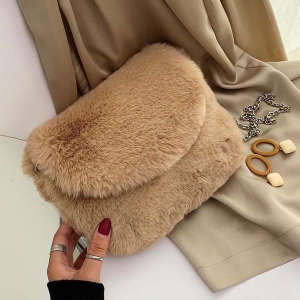 faux fur chain shoulder bag for women 2020 small plush fashion handbags purse designer winter crossbody bag ladies
faux fur chain shoulder bag for women 2020 small plush fashion handbags purse designer winter crossbody bag ladies