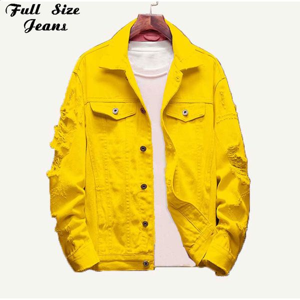 plus size loose ripped yellow denim jackets 3xl autumn women jean coat boyfriend baggy outwear basic coat jackets mom jeans 201023, Black;brown
plus size loose ripped yellow denim jackets 3xl autumn women jean coat boyfriend baggy outwear basic coat jackets mom jeans 201023, Black;brown