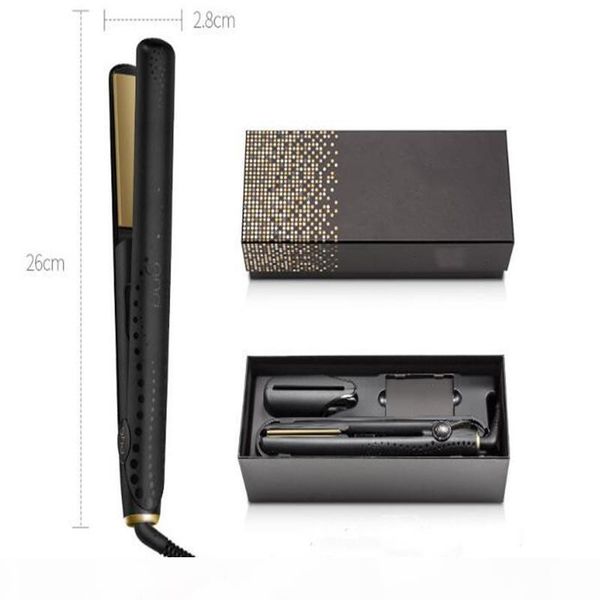 2020 new hair iron straightener iron gold professional styler classic eu us uk plug with retail box, Black
2020 new hair iron straightener iron gold professional styler classic eu us uk plug with retail box, Black