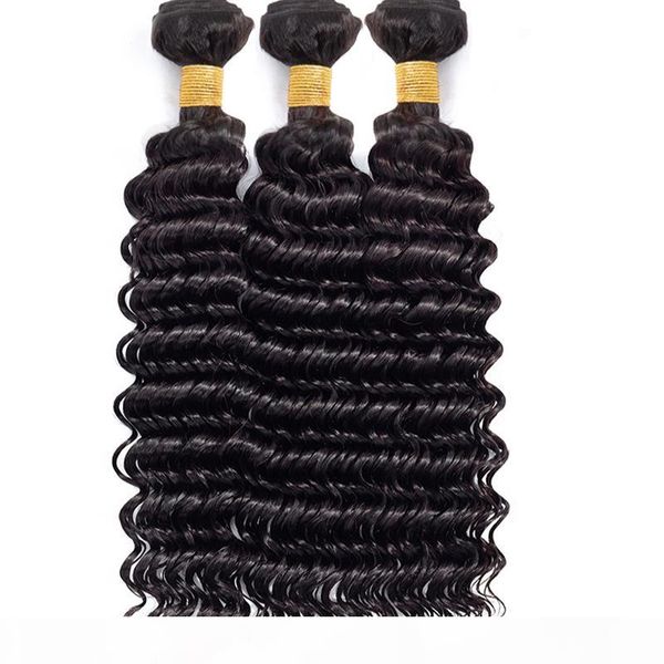 deep wave brazilian virgin hair bundles indian malaysian human hair wefts extensions natural color 8-28 inch, Black
deep wave brazilian virgin hair bundles indian malaysian human hair wefts extensions natural color 8-28 inch, Black