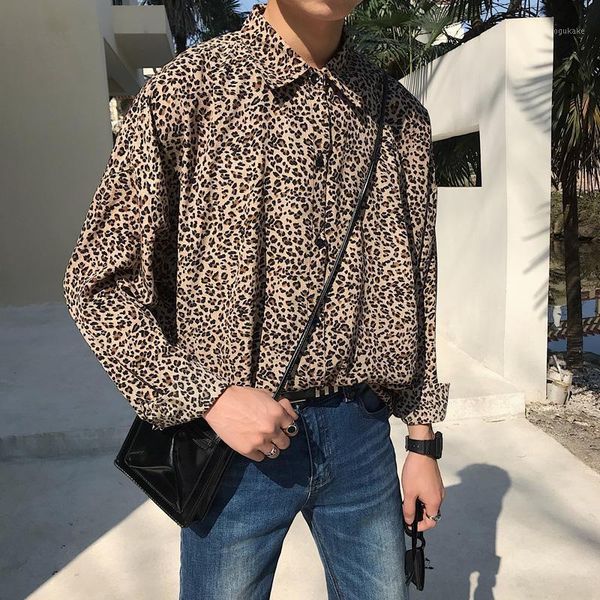 male women japan korea streetwear hip hop loose dress shirts men retro fashion leopard long sleeve casual long sleeve shirt1, White;black
male women japan korea streetwear hip hop loose dress shirts men retro fashion leopard long sleeve casual long sleeve shirt1, White;black