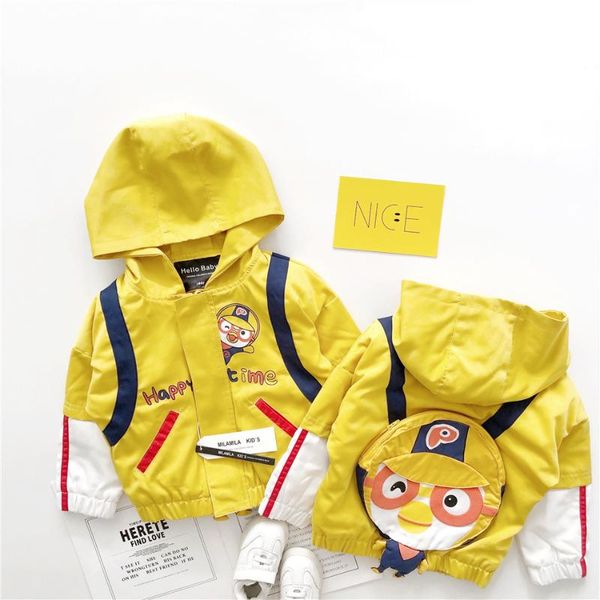 tonytaobaby autumn and winter new boys and girls' children's yellow backpack cartoon backpack coat, Blue;gray
tonytaobaby autumn and winter new boys and girls' children's yellow backpack cartoon backpack coat, Blue;gray