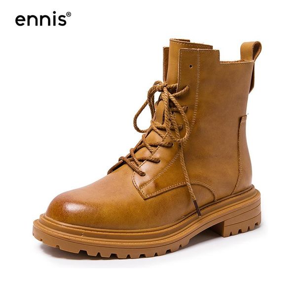 ennis genuine leather ankle boots women lace up boots autumn winter fashion shoes square heel yellow black a12a
ennis genuine leather ankle boots women lace up boots autumn winter fashion shoes square heel yellow black a12a