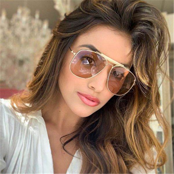 vintage women aviation pilot sunglasses vintage luxury italy brand designer men shades tinted lens big sun glasses female, White;black
vintage women aviation pilot sunglasses vintage luxury italy brand designer men shades tinted lens big sun glasses female, White;black