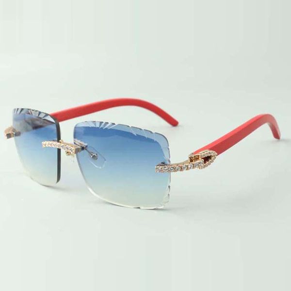 endless diamonds sunglasses 3524020 with red wooden temples and 58 mm cut lens, White;black
endless diamonds sunglasses 3524020 with red wooden temples and 58 mm cut lens, White;black