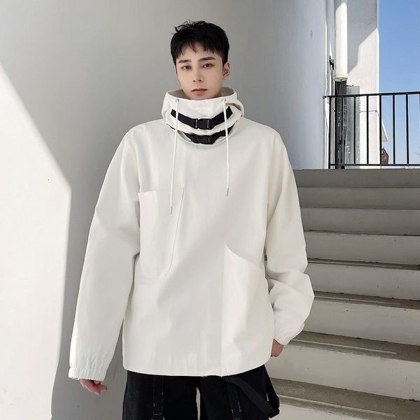 new men's oversize hooded style pullover jacket 2021 fashion casual black jackets hip hop male cargo clothing vbqf, Black;brown
new men's oversize hooded style pullover jacket 2021 fashion casual black jackets hip hop male cargo clothing vbqf, Black;brown
