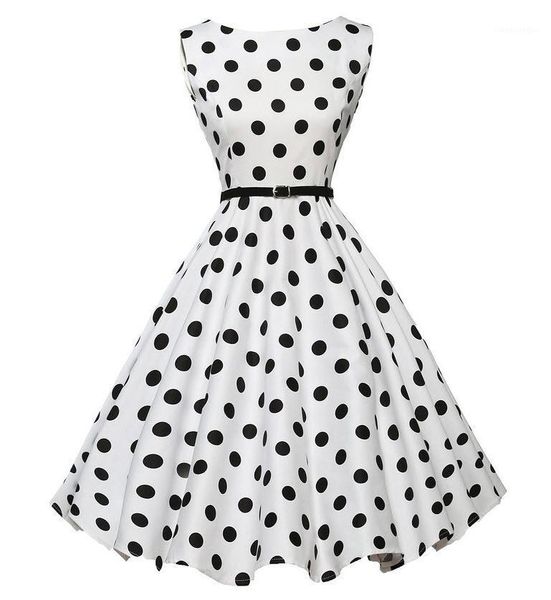 women summer dress vintage polka dot skirt fashionable herben style big skirt summer dress1, White
women summer dress vintage polka dot skirt fashionable herben style big skirt summer dress1, White