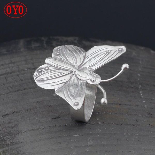 real s925 sterling silver jewelry personalized fashion butterfly ring female, Golden;silver
real s925 sterling silver jewelry personalized fashion butterfly ring female, Golden;silver