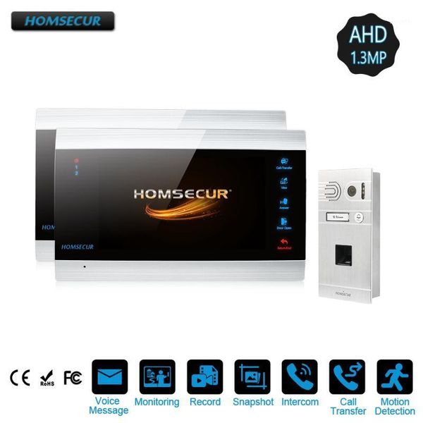 video door phones homsecur ahd1.3mp 7" wired entry phone call system with voice message for house/ flat(bm705hd-b+bc061hd-s)1
video door phones homsecur ahd1.3mp 7" wired entry phone call system with voice message for house/ flat(bm705hd-b+bc061hd-s)1