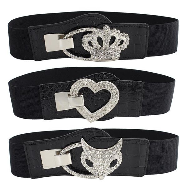 belts fashion flower-shaped buckle leather elastic black wide for women stretch dress decorative waist belt female accessories, Black;brown
belts fashion flower-shaped buckle leather elastic black wide for women stretch dress decorative waist belt female accessories, Black;brown