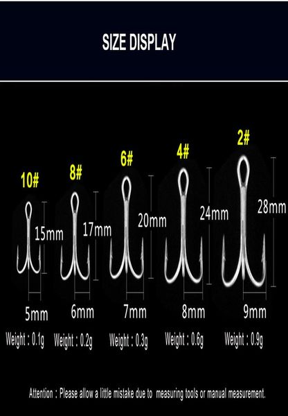 10pcs / серия рыбалка тройниками колючая высокоуглеродистой стали рыбалки triple three fishhook карп рыбалка bait sqcjhd buy_home
10pcs / серия рыбалка тройниками колючая высокоуглеродистой стали рыбалки triple three fishhook карп рыбалка bait sqcjhd buy_home