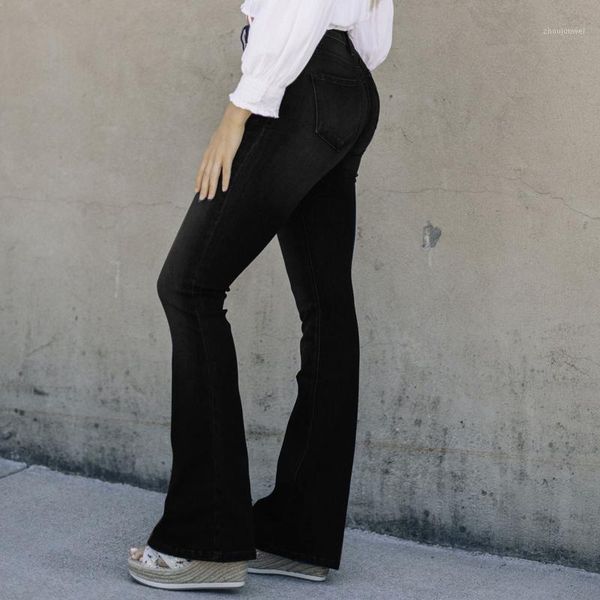 women flares pants denim button high waist pocket jeans slim summer trousers fashion plus size vintage wide leg jeans #201, Blue
women flares pants denim button high waist pocket jeans slim summer trousers fashion plus size vintage wide leg jeans #201, Blue