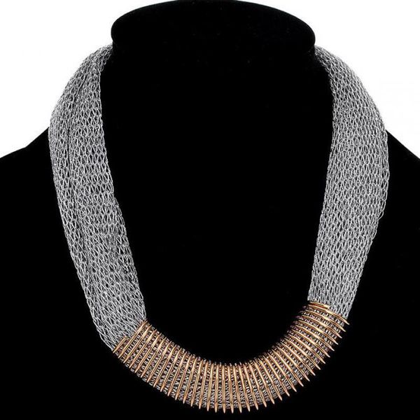 wholesale tide girl silver color wild choker necklace for women mesh necklaces & pendants jewelry charms jewellery collier femme, Golden;silver
wholesale tide girl silver color wild choker necklace for women mesh necklaces & pendants jewelry charms jewellery collier femme, Golden;silver