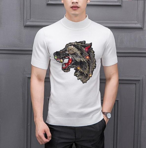 two color slim sweater drill standard wool regular short sleeves 2022 new casual apparel b19, White;black
two color slim sweater drill standard wool regular short sleeves 2022 new casual apparel b19, White;black