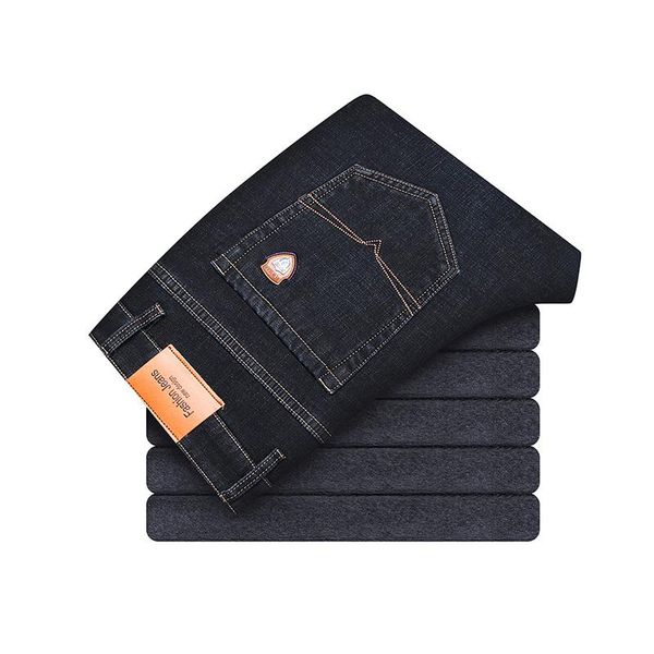 men's jeans 2021 winter warm business casual stretch denim trousers dark blue black 40 42
men's jeans 2021 winter warm business casual stretch denim trousers dark blue black 40 42