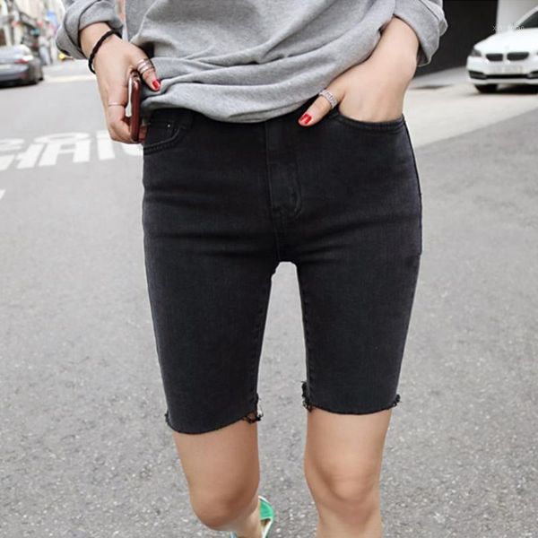 women's jeans 2021 black cotton super elastic short for women summer denim pants1, Blue
women's jeans 2021 black cotton super elastic short for women summer denim pants1, Blue