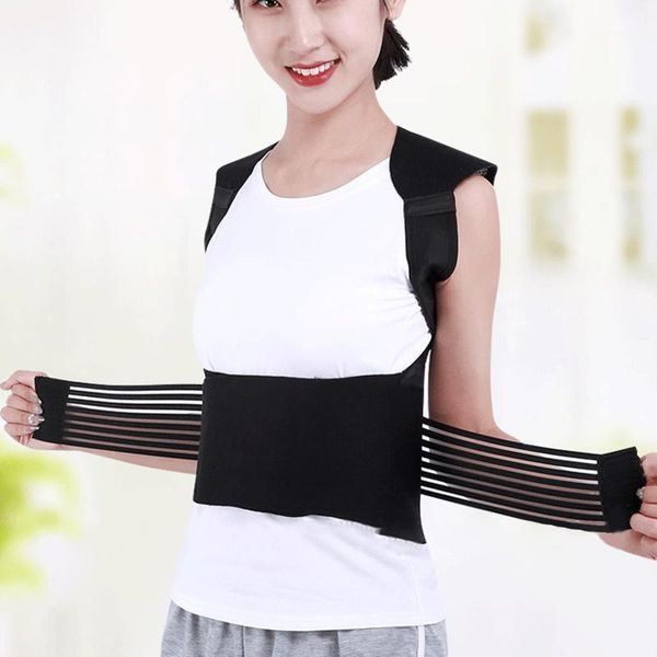 spine posture corrector shoulder support corrector band adjustable brace correction hump back pain relief sports safety1, Black;blue
spine posture corrector shoulder support corrector band adjustable brace correction hump back pain relief sports safety1, Black;blue
