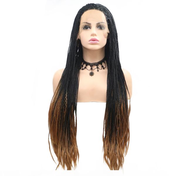 22 inch bomb twist glance dreadlock synthetic hair crochet braid lace front braiding women curly wigs thic fiber wig, Black
22 inch bomb twist glance dreadlock synthetic hair crochet braid lace front braiding women curly wigs thic fiber wig, Black
