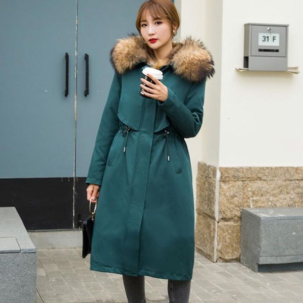 2020 new natural muskrats fur parka big raccoon fur collar hooded warm jacket coat stately, Black
2020 new natural muskrats fur parka big raccoon fur collar hooded warm jacket coat stately, Black