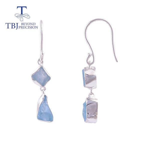 925 sterling silver handmade earring natural aquamarine rough bezel setting brazil gemstones fine jewelry for lady unique gift, Golden;silver
925 sterling silver handmade earring natural aquamarine rough bezel setting brazil gemstones fine jewelry for lady unique gift, Golden;silver
