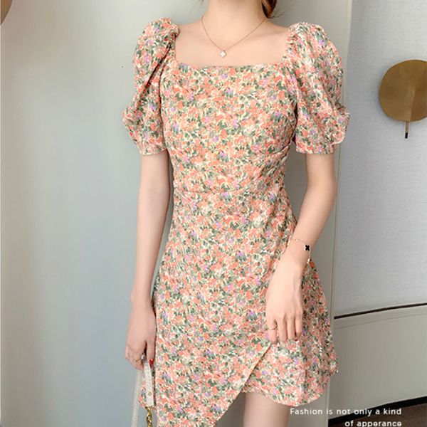 summer floral feminine style mini designer fine dress chiffon puff retro korean dressed female 2021 twt6, Black;gray
summer floral feminine style mini designer fine dress chiffon puff retro korean dressed female 2021 twt6, Black;gray