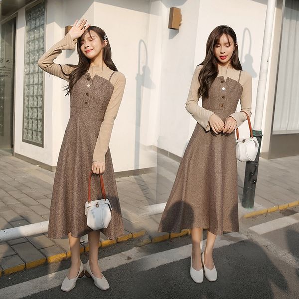 s4eza a-line and winter new woolen back skirt and skirtsling sling skirt women's middle suspender long waistline show thin autumn suspe, Gray
s4eza a-line and winter new woolen back skirt and skirtsling sling skirt women's middle suspender long waistline show thin autumn suspe, Gray