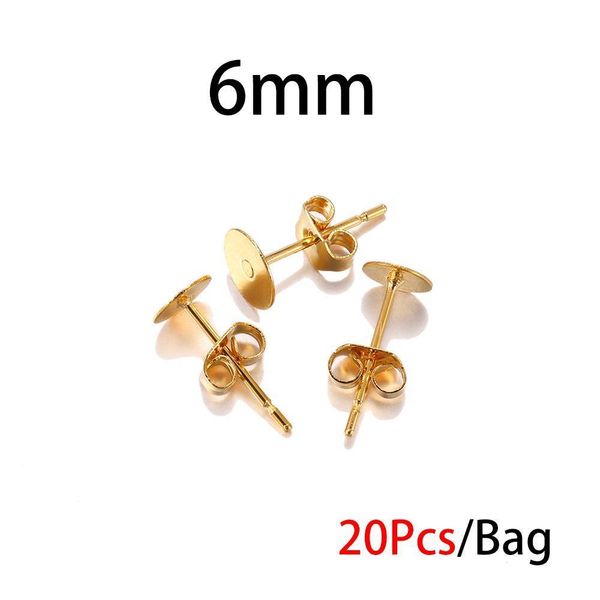 20pcs lot 5 6 8 10 12mm gold stainless steel stud earring back spacer with earring plug findings for diy jewelry making h bbywbm, White
20pcs lot 5 6 8 10 12mm gold stainless steel stud earring back spacer with earring plug findings for diy jewelry making h bbywbm, White