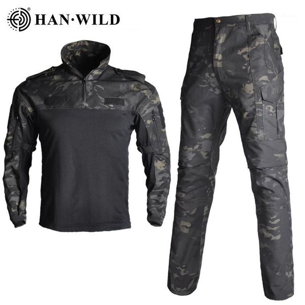outdoor t-shirts army uniform bdu camouflage breathable combat suit clothes set quick drying shirts+tactical pants with pads1, Gray;blue
outdoor t-shirts army uniform bdu camouflage breathable combat suit clothes set quick drying shirts+tactical pants with pads1, Gray;blue