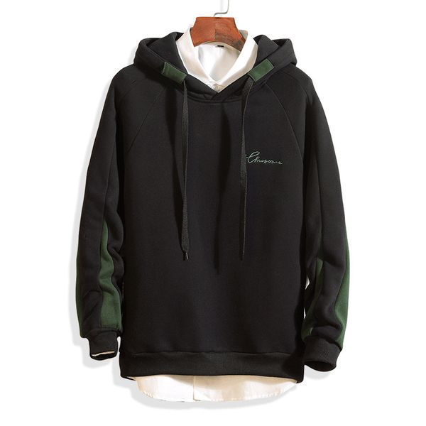 zhijing large size hoodies fashion youth simple color matching autumn and winter men's casual hooded men, Black
zhijing large size hoodies fashion youth simple color matching autumn and winter men's casual hooded men, Black