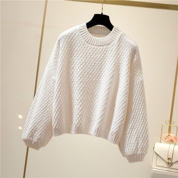lantern sleeve sweater office lady loose knitted soild color sweater autumn winter jumper pullovers women d121, White;black
lantern sleeve sweater office lady loose knitted soild color sweater autumn winter jumper pullovers women d121, White;black